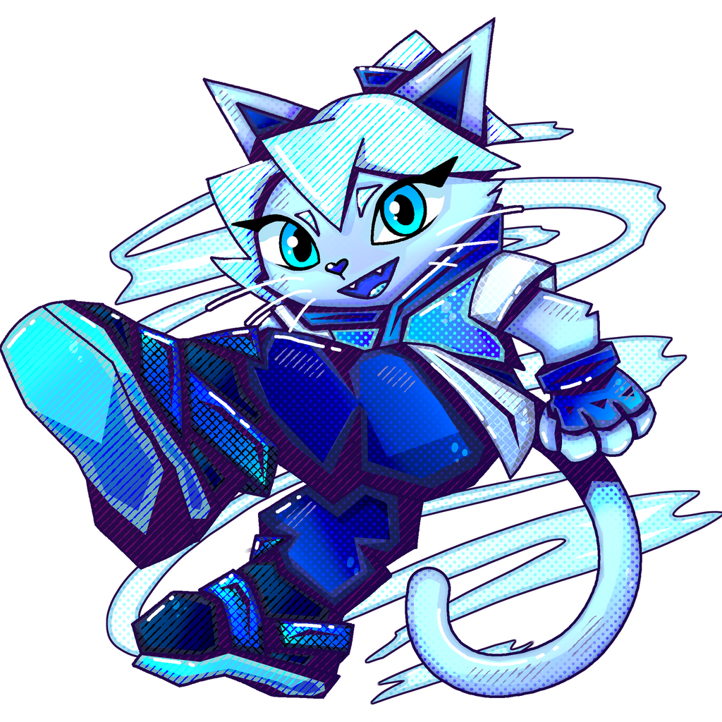 Jett - Valorant Cat Sticker