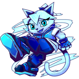 Jett - Valorant Cat Sticker