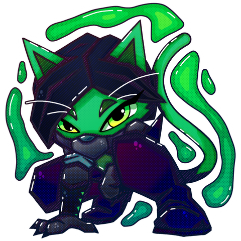 Viper - Valorant Cat Sticker